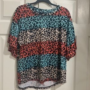 Multi-colored Medium ladies top